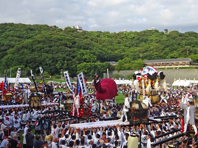 神輿総練り②